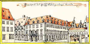 Prospect des Grafl. Schlegenbergl. Haus - Paac Schlegenberga, widok oglny